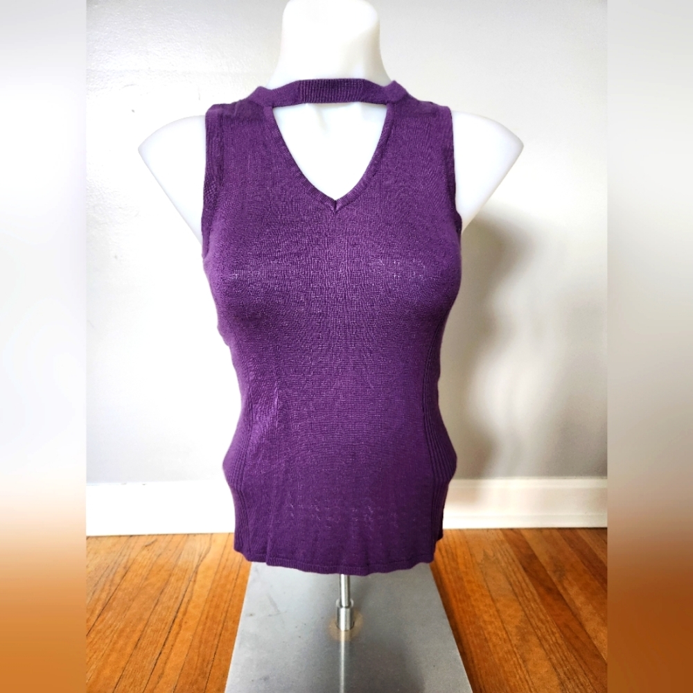 3/$20 White House Black Market Plum Size XS Top
